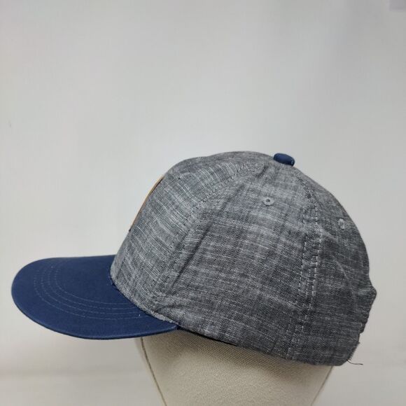 Arka Owl Slideback Hat Multi OSFA Colorblock Leather Patch 6 Panel - Picture 3 of 7